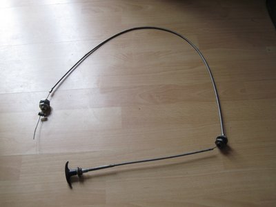 Elan S4 Bonnet release cable.JPG and 